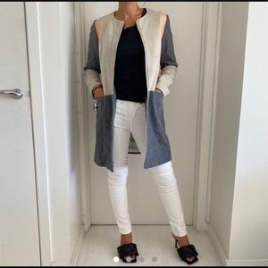 Diane Von Furstenberg Multicolor Patchwork Coat